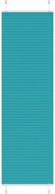 Berkfield Home Single Pleat Petrol Green Fabric Blind, W: 55 cm, H: 200 cm – 1