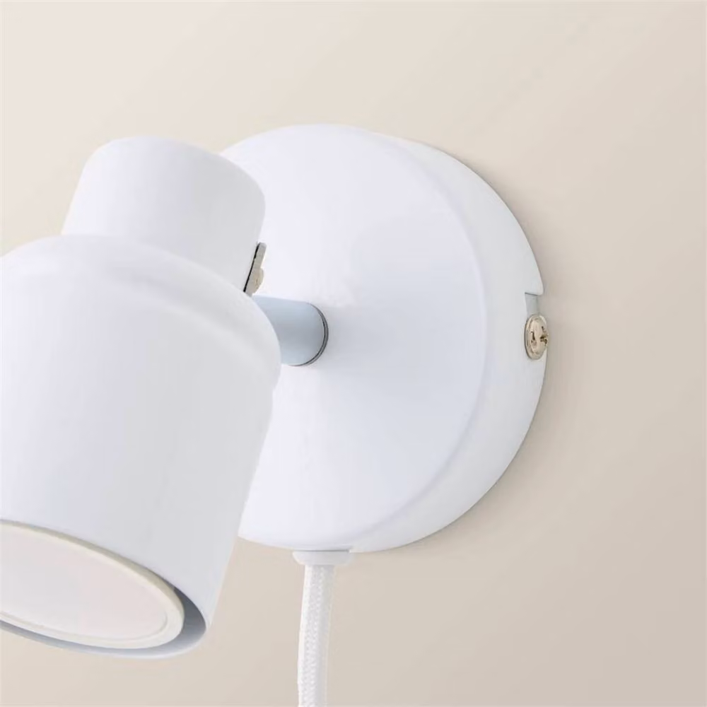 Nordara White Adjustable Plug In Wall Light for Reading and Task Lighting – 2