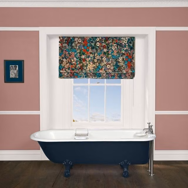 House of Hackney Hollyhocks Velvet Blind in Multicolour