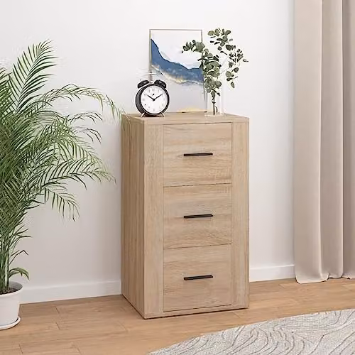 vidaXL Sideboard in Brown Sonoma Oak, W/D/H: 40 x 33 x 70 cm – 2