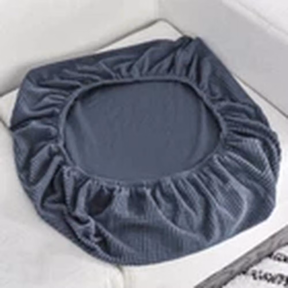Havendro 3 Seater Sofa Seat Cushion Covers in Dark Grey, Stain Resistant Stretch Elastic Fabric – 4