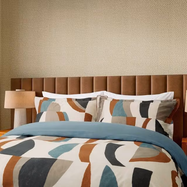 Harlequin Torillo Super Kingsize Duvet Cover and Pillowcase Set, Multicolour Mako Satin Cotton
