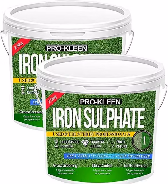 Pro-Kleen Iron Sulphate Premium Pure Lawn Tonic Conditioner and Turf Hardener, 5l