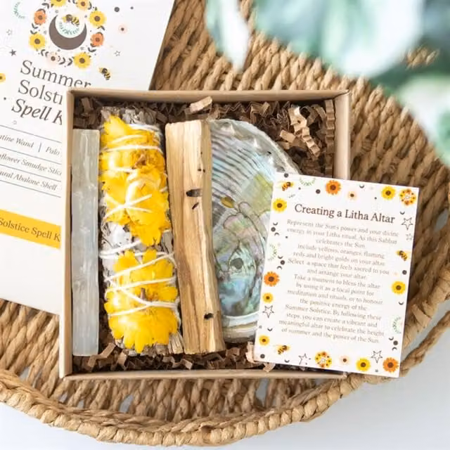 KDMK Summer Solstice Litha Spell Kit with Herbs in Multicolour and Yellow