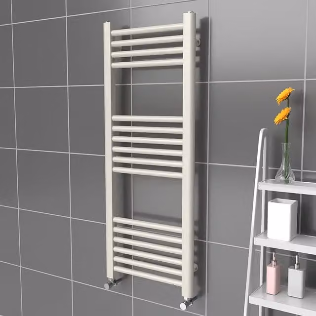 Lux Heat White Steel Towel Radiator