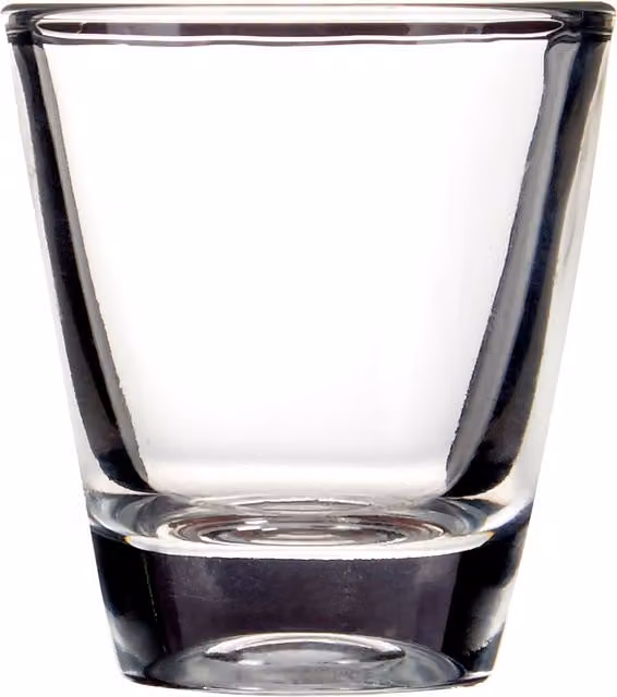 Orsina Set of 6 Transparent Glass Shot Glasses, 25ml Each – 6