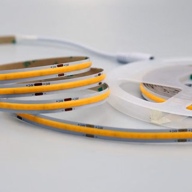 EnerJ Smart White COB LED Strip Lights with 320 LEDs, 10W, 1100lm, CRI 90-92