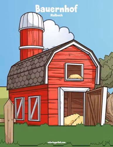 Bauernhof-Malbuch 1: Volume 1 Colouring Book for Children by Createspace, Multicolour