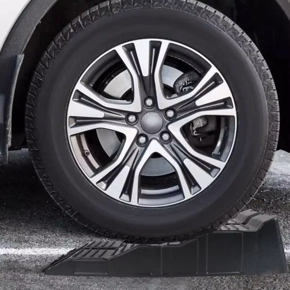 SPETLEK Heavy Duty 5 Ton 3 Step Plastic Car Ramps, 2 Piece Set, Black – 4