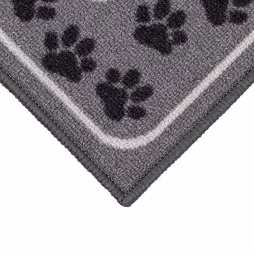 JVL Pawfect Machine Washable Pet Mat for Dogs and Cats, Brown or Grey, W: 70 cm, D: 40 cm – 3