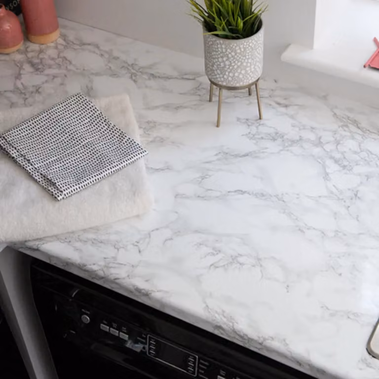 D-C-Fix Marble Grey Self Adhesive Vinyl Wrap Film, W: 90 cm x H: 100 cm