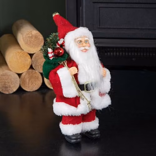 Samuel Alexander Red and White Traditional Hanging Santa Christmas Pendant, 24 cm – 2