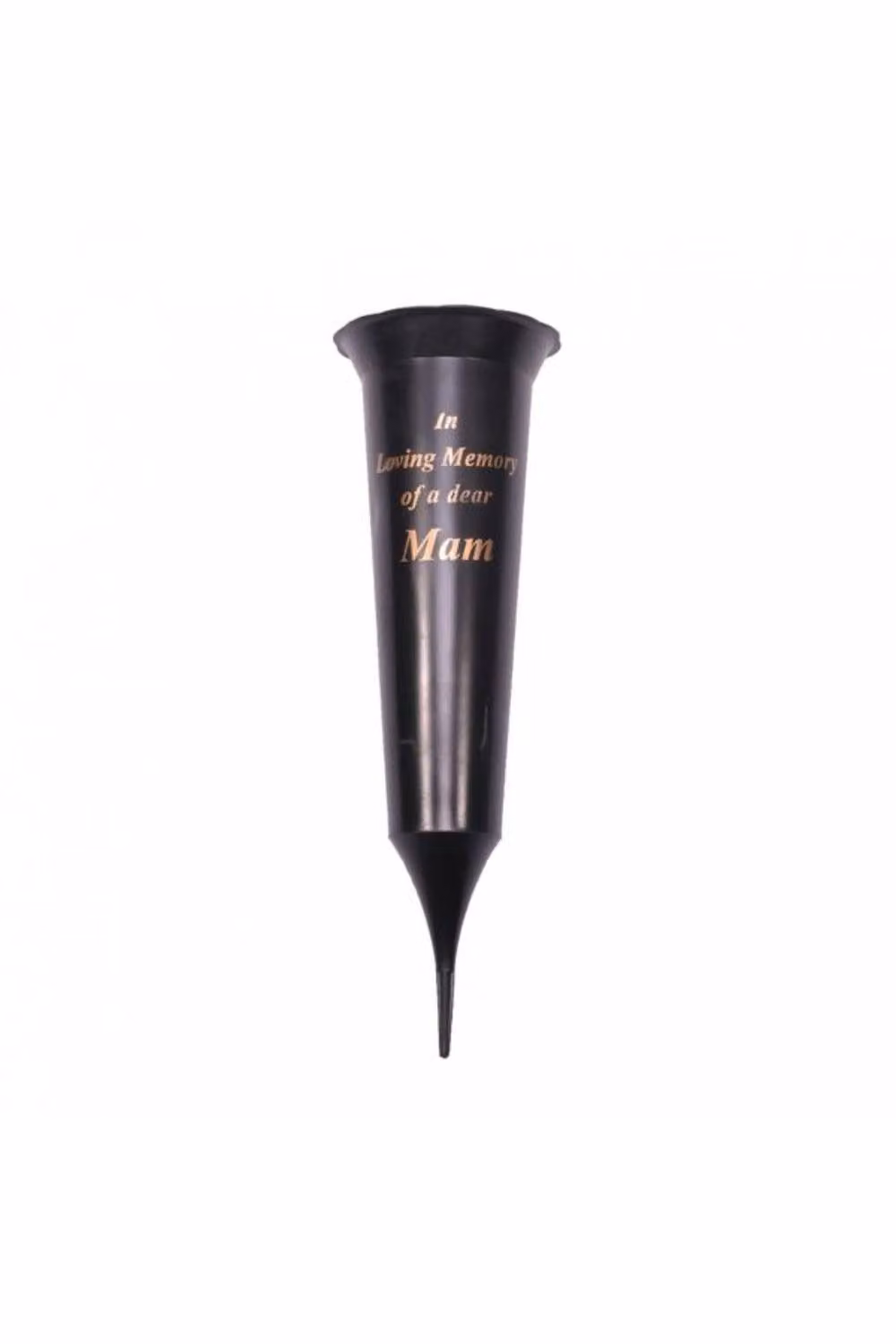 KDMD Black and Gold Spike Grave Vase, 5 Pack, Height: 32 cm – 2