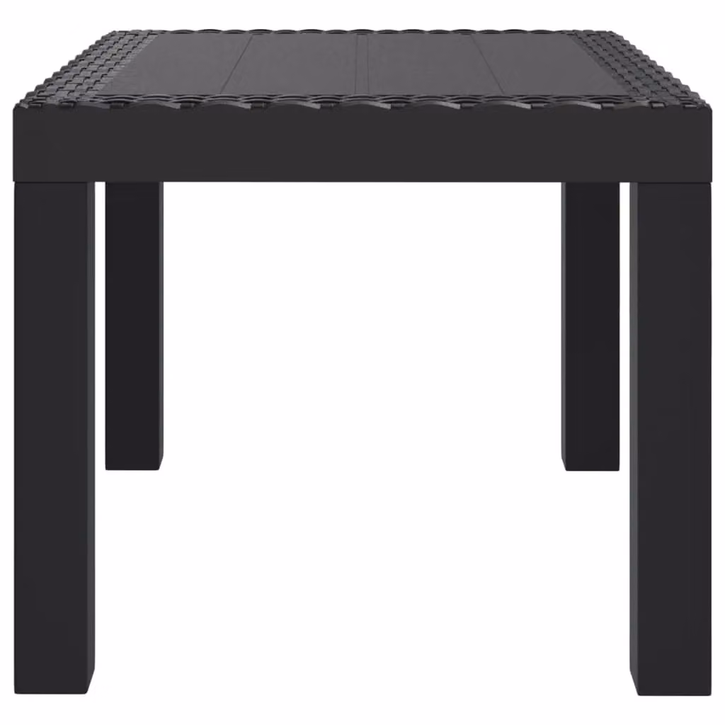 Berkfield Home Garden Table in Anthracite and Black, W/D/H: 59 x 47 x 40 cm – 3