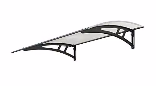 Palram Canopia Calisto 1350 Grey Twinwall Door Awning Canopy – 1