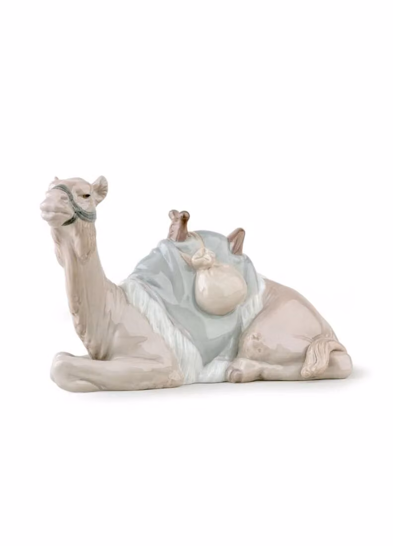 Lladró Camel Nativity Porcelain Figurine in Beige