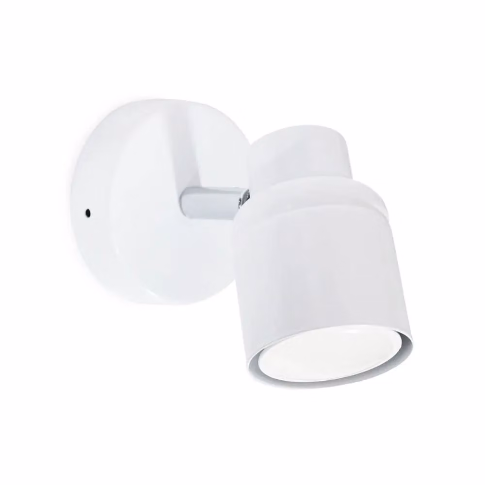 ValueLights Benton Adjustable GU10 Bathroom Wall Spotlight, White or Gold/Brass, IP44 Rated – 2