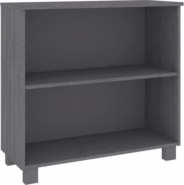 Berkfield Home Hamar Sideboard in Dark Grey Solid Pine, W/D/H: 85 x 35 x 80 cm