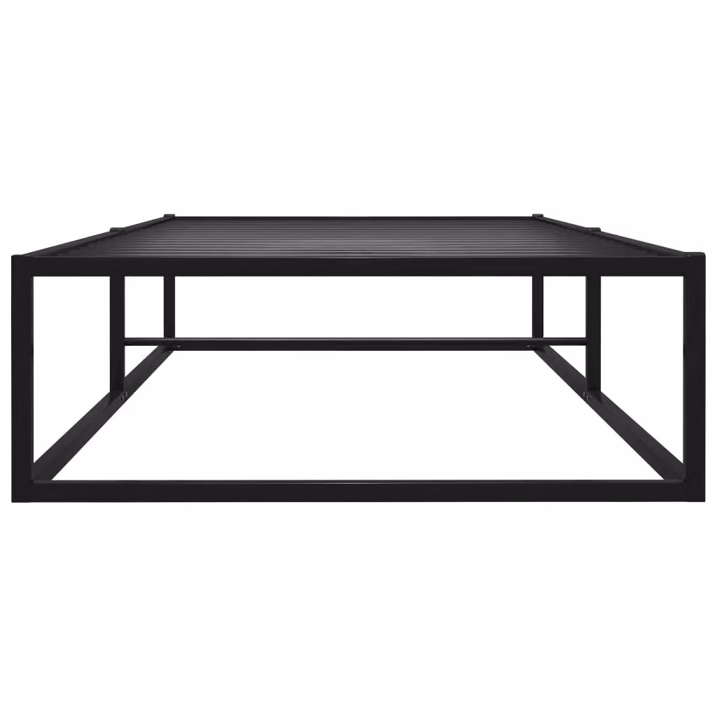 Berkfield Home Modern Metal Bed Frame in Black, W: 90 cm, L: 200 cm – 2