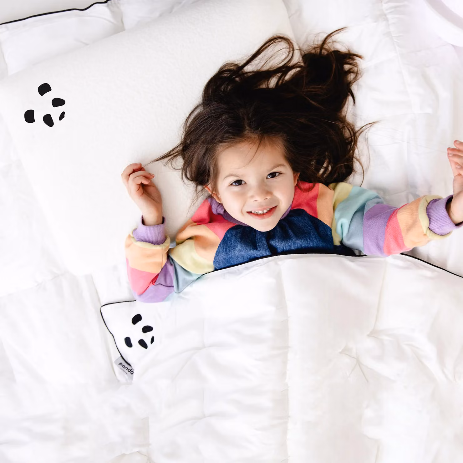Panda London Cloud Bamboo Kids Duvet in White, Junior Size – 2