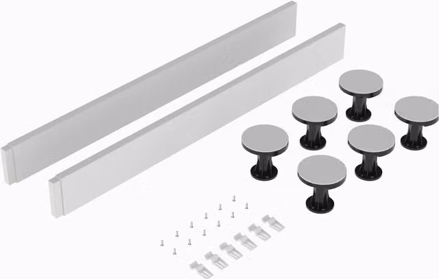 Balterley White Shower Tray Leg Set for 700mm and 900mm Square or Rectangular Resin Trays
