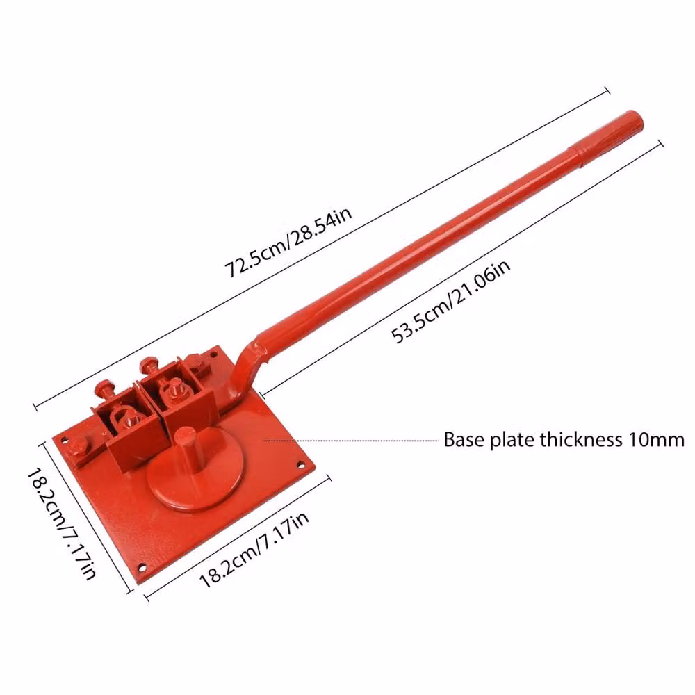 Nordara Manual Rebar Bender in Red for 1-20mm Steel Bars – 2