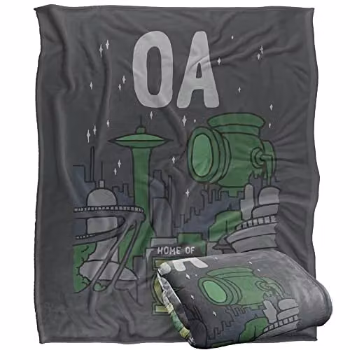 Warner Brothers Green Lantern Silky Touch Super Soft Throw Blanket, White, W/D: 152 x 127 cm