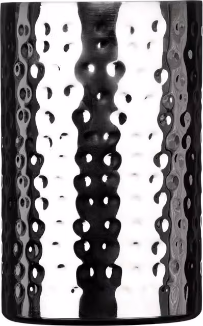 Orsina Hammered Effect Stainless Steel Champagne Cooler in Silver