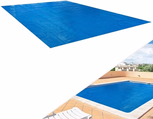 AREBOS Rectangular Blue Thermal Solar Pool Cover Film