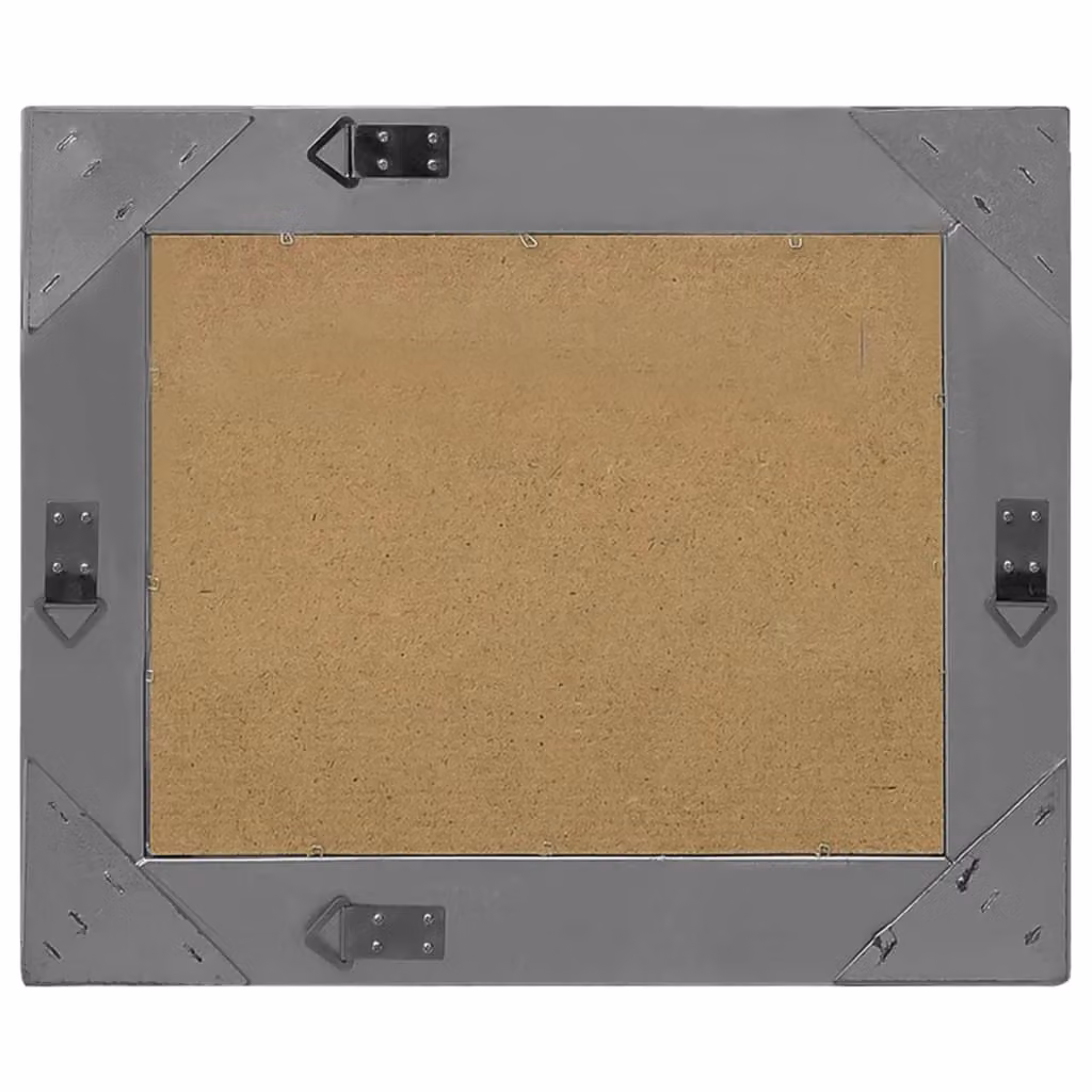Berkfield Home Antique Baroque Style Rectangular Wall Mirror, Black, W: 50 cm, H: 40 cm – 3