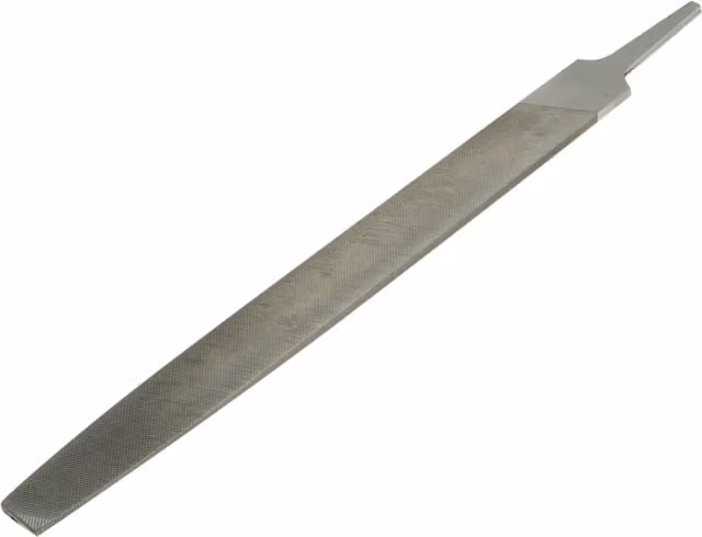 Bahco Flat Second-Cut Steel File, Silver