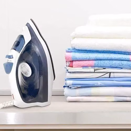 Igenix IG3116 PowerSteam Lite Vertical Steam Iron with Ceramic Non-Stick Soleplate and Anti-Calc Function, Blue/White – 3