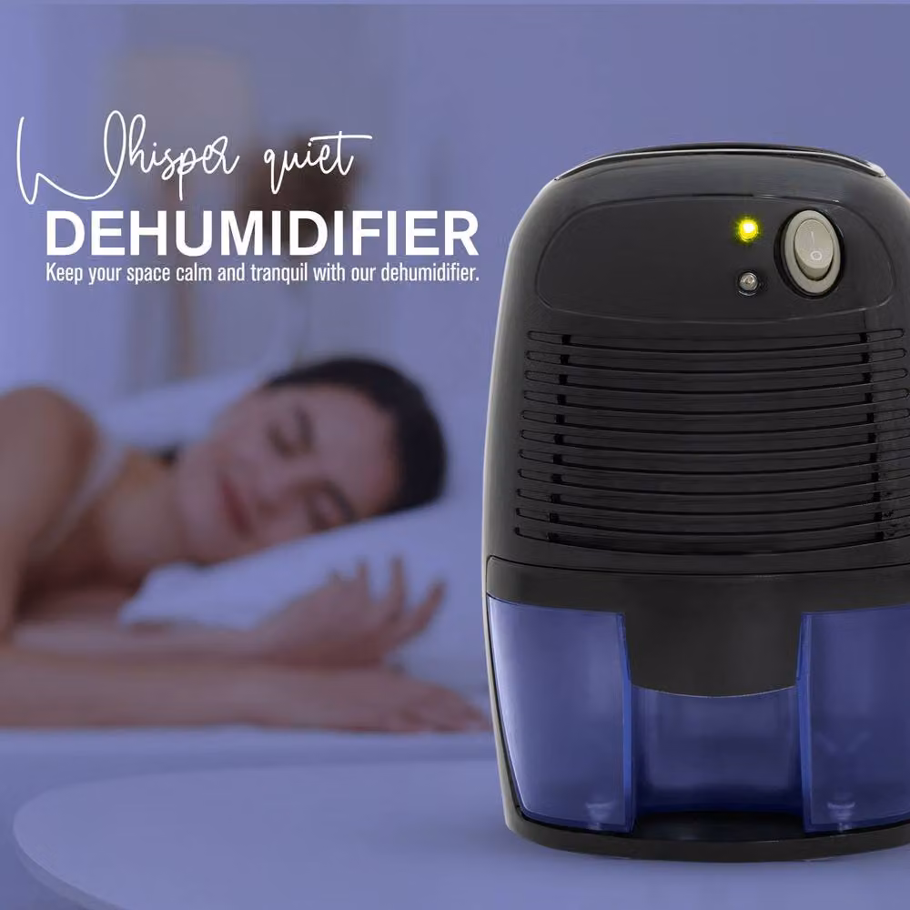 Tanness Portable Dehumidifier and Air Purifier, Black, 500ml – 4