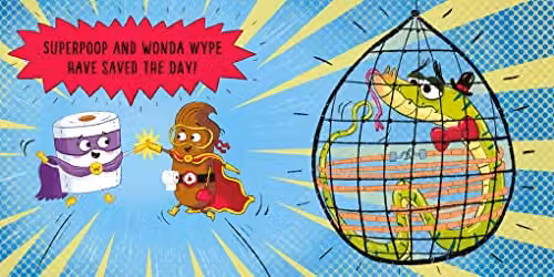 Superpoop Needs a Number Two by Hodder & Stoughton, Multicolour Paper Book – 3