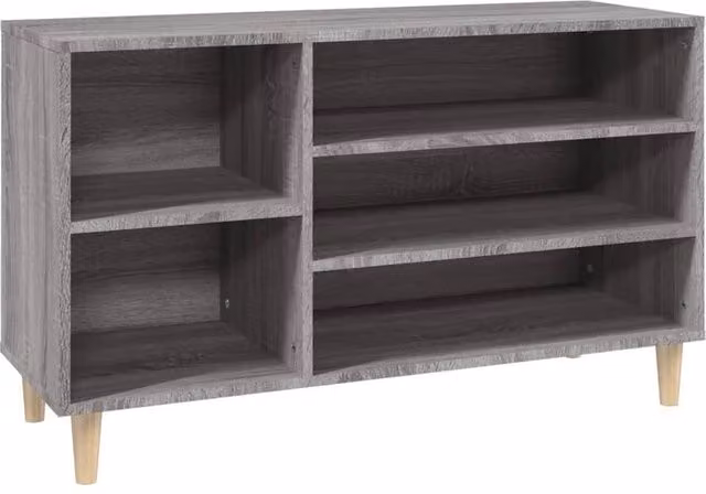 Berkfield Home Grey Sonoma Shoe Cabinet with Integrated Seat, W/D/H: 102 x 36 x 60 cm – 1