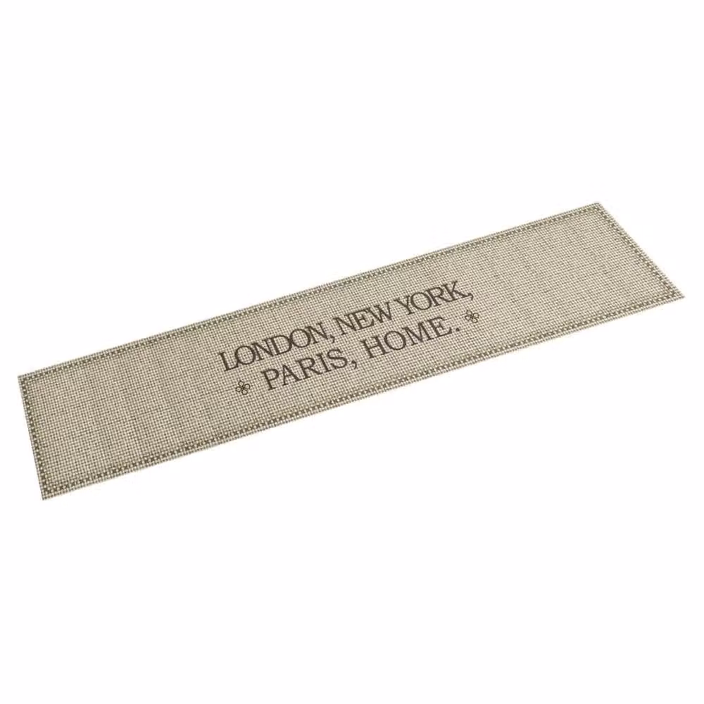 Berkfield Home Capital Washable Kitchen Rug in Beige Velvet, W: 60 cm, L: 300 cm – 2