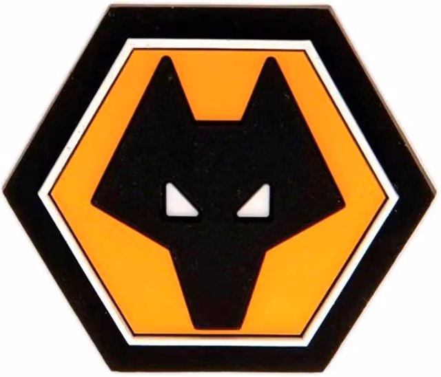 Wolverhampton Wanderers FC 3D Crest Fridge Magnet in Black – 1