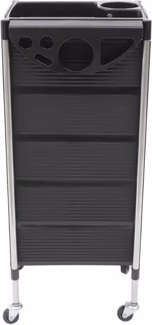 SPETLEK Black Barber Hairdressing Cart W/D/H: 50 x 50 x 90 cm – 1