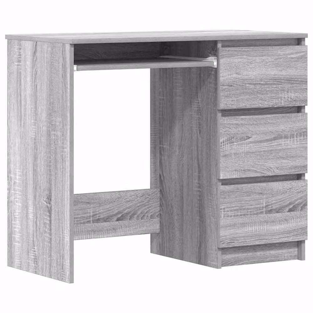 Berkfield Home Elegant Writing Desk in Grey Sonoma, W/D/H: 90 x 45 x 76 cm – 2