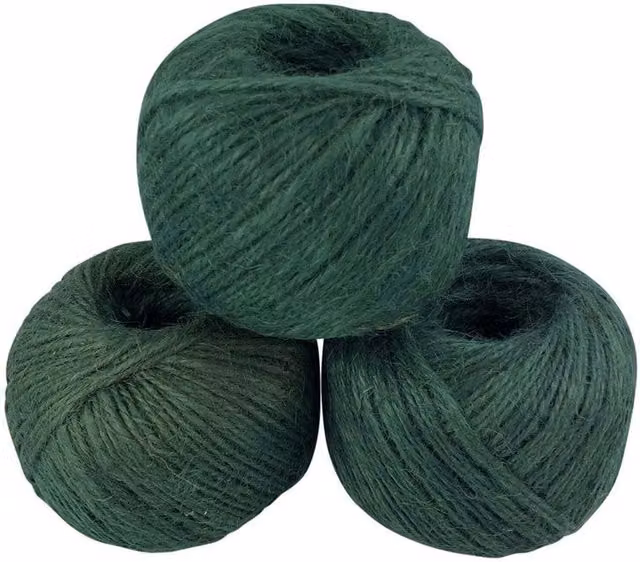 Garden Pride Green Jute Ball Twine for Vegetable, Ornamental and Herb Gardens