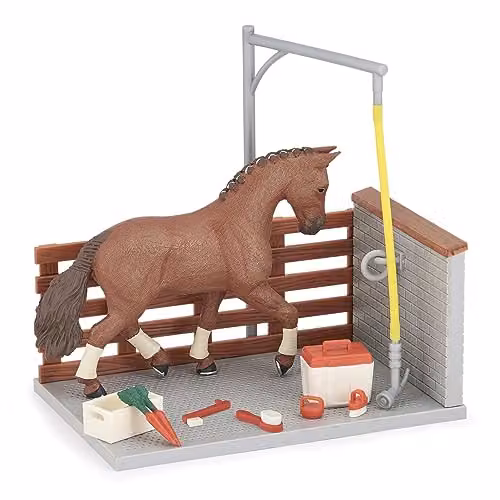 Papo Equestrian World Collection Multicolour Grooming Box and Accessories Toy for Kids