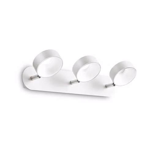 Netlighting Oby Modern LED 3 Light Ceiling Light in White – 1