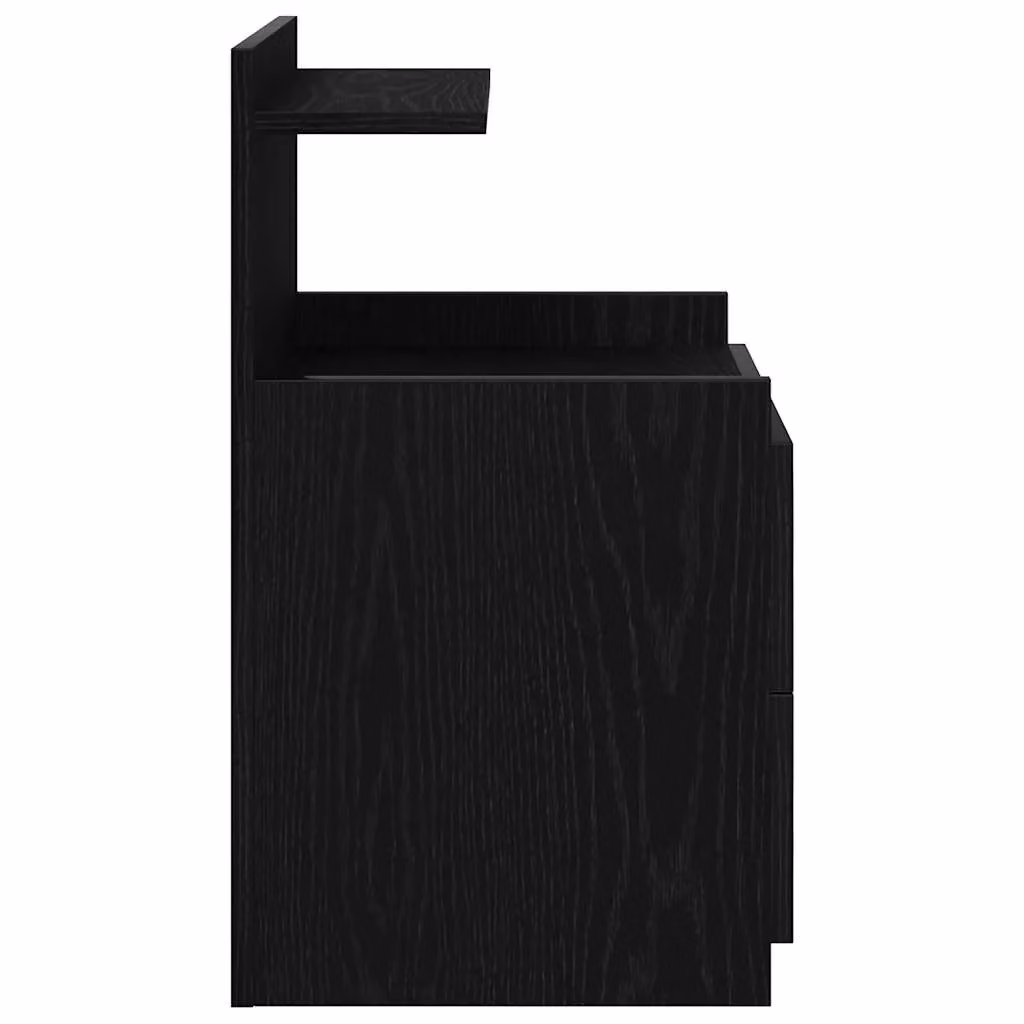 Berkfield Home Bedside Cabinet with 2 Drawers, Black, W/D/H: 40 x 36.5 x 62 cm – 5