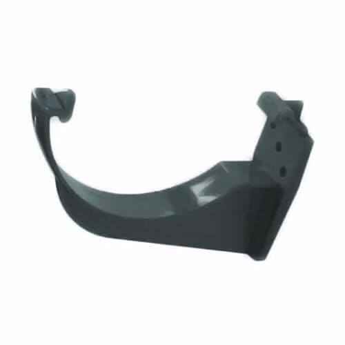 FloPlast Half Round Gutter Fascia Bracket, 112mm, Anthracite Grey