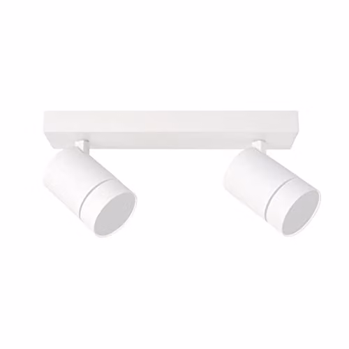 Netlighting Selma Modern Twin LED Ceiling Spotlight 4000K in White