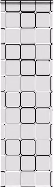 Berkfield Home White Opaque Shower Roller Blind with Cassette, W: 60 cm, H: 240 cm