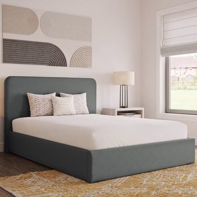 Snuggle Beds Holden Upholstered Ottoman Bed in Green, Size: King (W/D/H: 180 x 200 x 165 cm) – 1