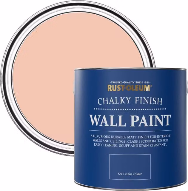Rust-Oleum Coral Matt Chalky Wall Paint, 2.5L – 1