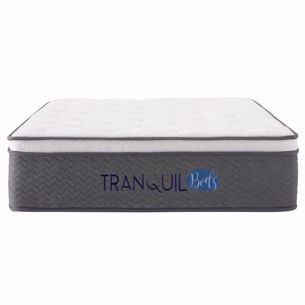 FWStyle Trance Euro Top Pocket Sprung Small Double Mattress in White, Height: 33 cm, W/D/H: 120 x 200 x 33 cm – 2