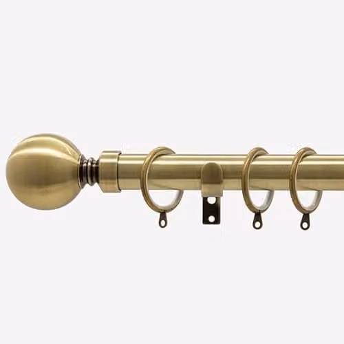 New Edge Blinds Gold and Bronze Curtain Pole